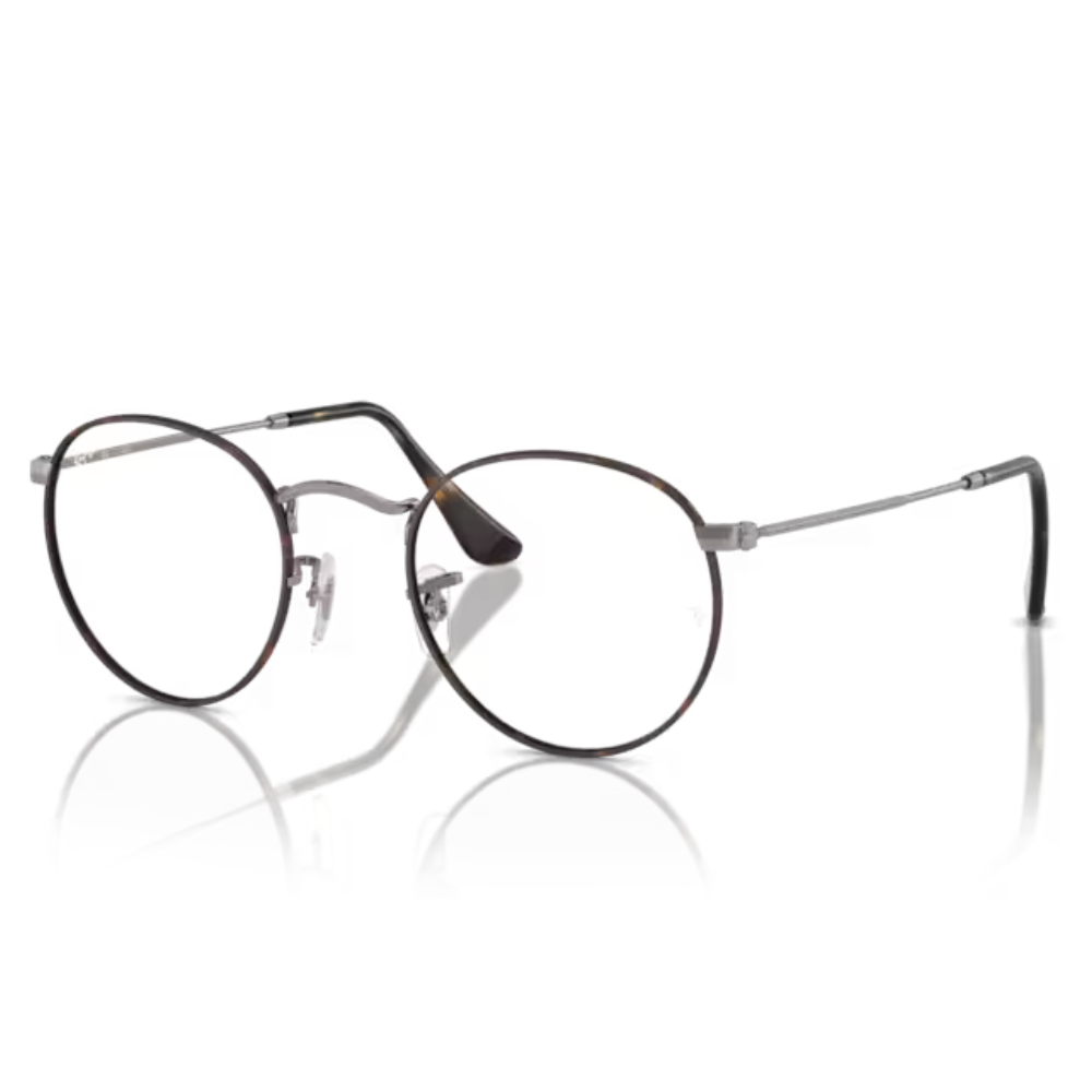 Ray-Ban 0RX3447V 3174 - Round metal